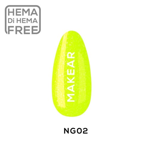 NG02 Lakier hybrydowy Makear 8 ml