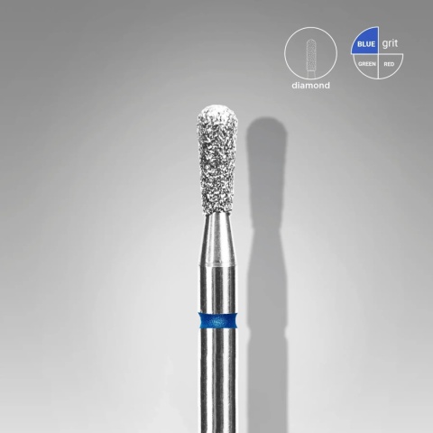 Staleks Frez Diamentowy „Zapałka” Niebieski EXPERT 2,3 mm / 5 mm – FA120B023/5