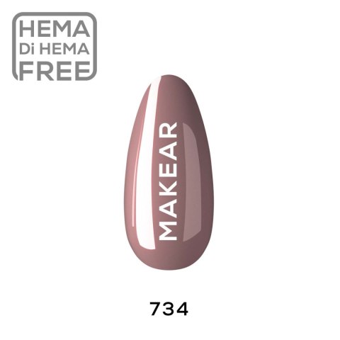 734 Lakier hybrydowy Makear 8 ml