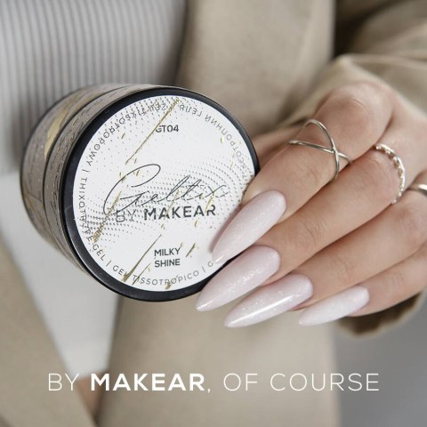 Geltix Milky Shine GT04 - żel tiksotropowy 15 ml MAKEAR