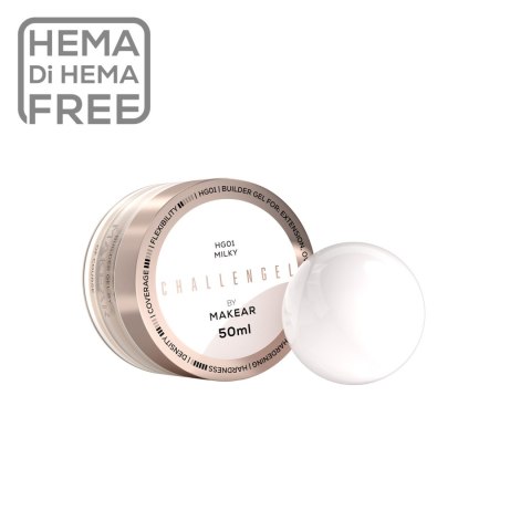 Challengel Milky HG01 - żel budujący 50 ml