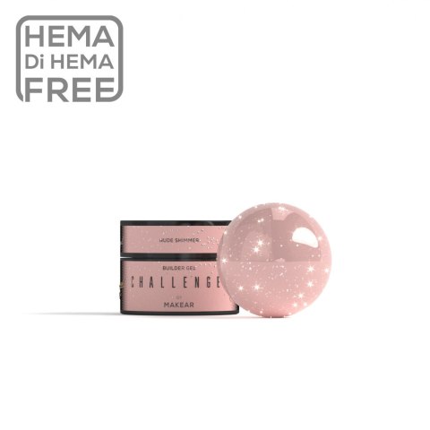Challengel Shimmer Nude HG16 - żel budujący 15ml