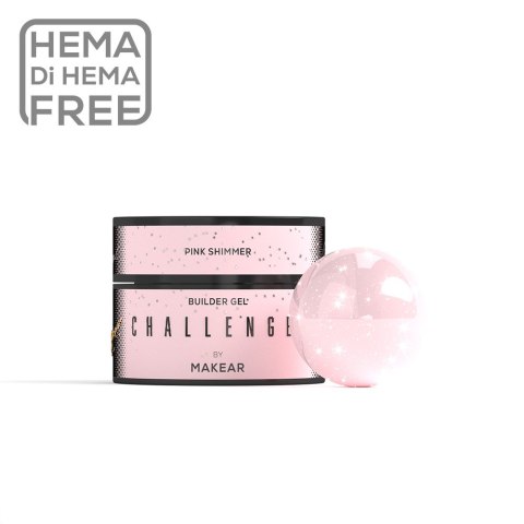 Challengel Shimmer Pink HG13 - żel budujący 50ml