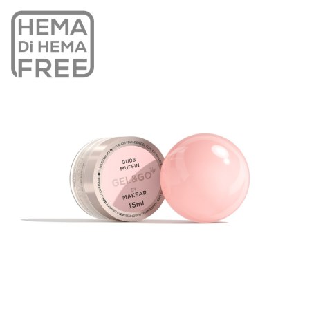Gel&Go Up Muffin GU06 - żel budujący 15 ml