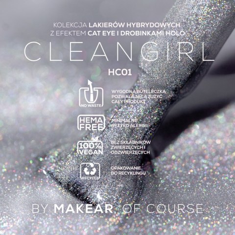 HC01 Lakier Hybrydowy Makear 8 ml