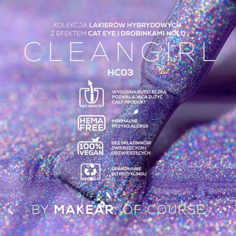 HC03 Lakier Hybrydowy Makear 8 ml