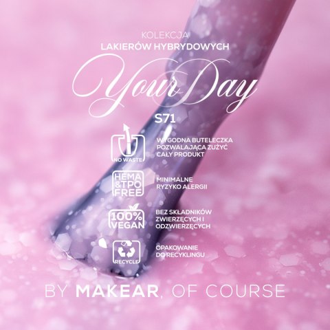 S71 Lakier hybrydowy Makear 8 ml