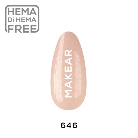 646 Lakier hybrydowy MAKEAR 8 ml
