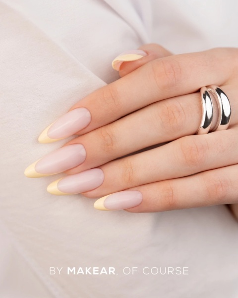 French Manicure Gel Pastel Yellow Makear FG06 5 ml