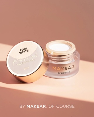 French Manicure Gel White Makear FG01 5 ml