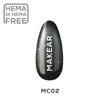 MC02 – Lakier hybrydowy Magnetic Fall Cat Eye & Flash MAKEAR 8 ml