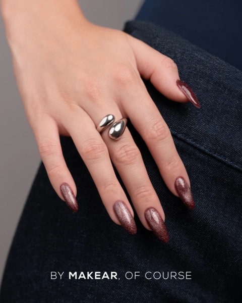 MC04 – Lakier hybrydowy Cat Eye & Flash MAKEAR 8 ml