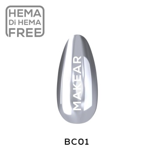 Pyłek w Płynie Chrome Silver MAKEAR BC01 5 ml