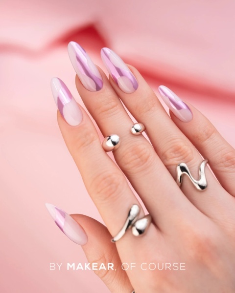 Pyłek w Płynie Chrome Violet MAKEAR BC06 5 ml