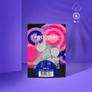 STALEKS EXPERT 25 PODODISC L Pilniki-gąbki do dysku pedicure (25szt.) PDFB-25